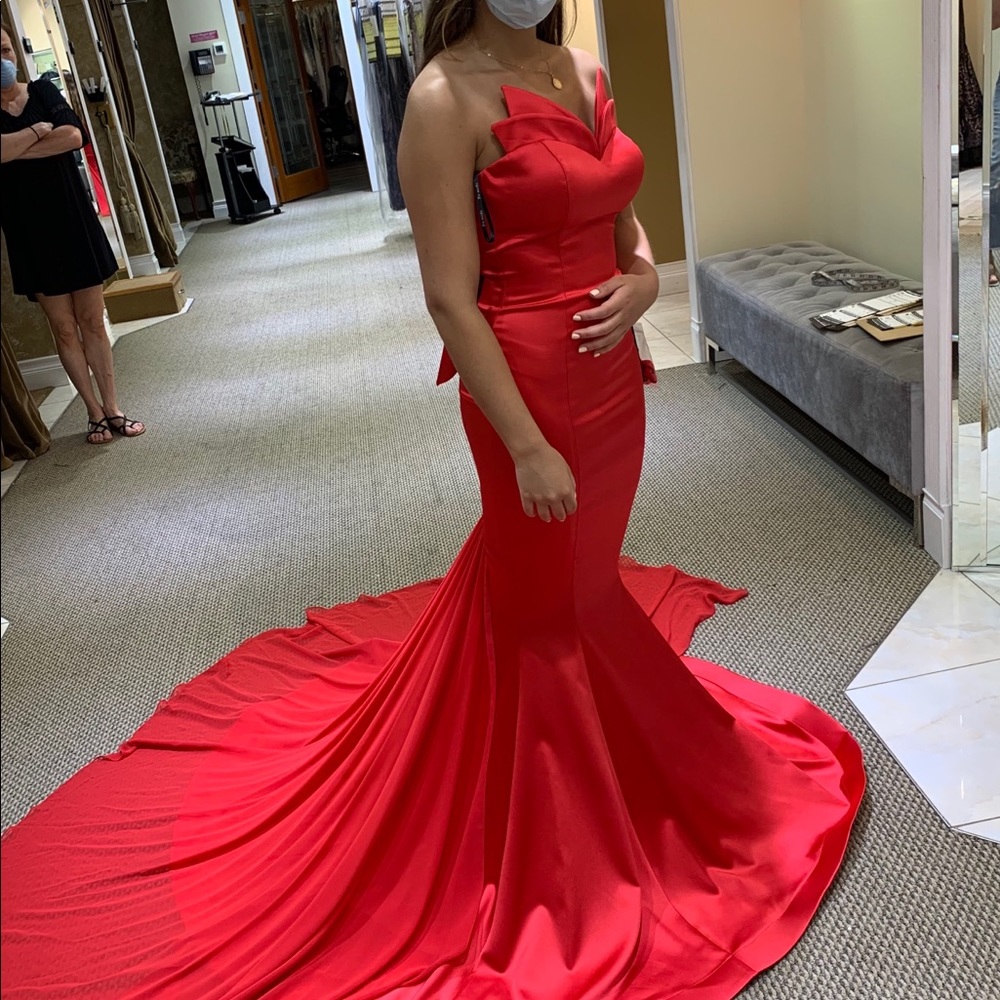 Pia Michi Couture prom dress